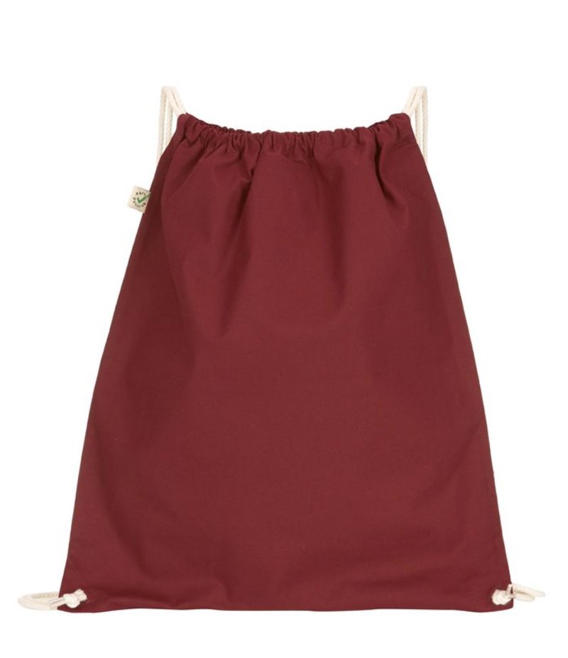 Borsa Sacco Bordeaux Cotone Biologico